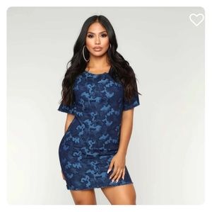 Cute Blue Army Dress